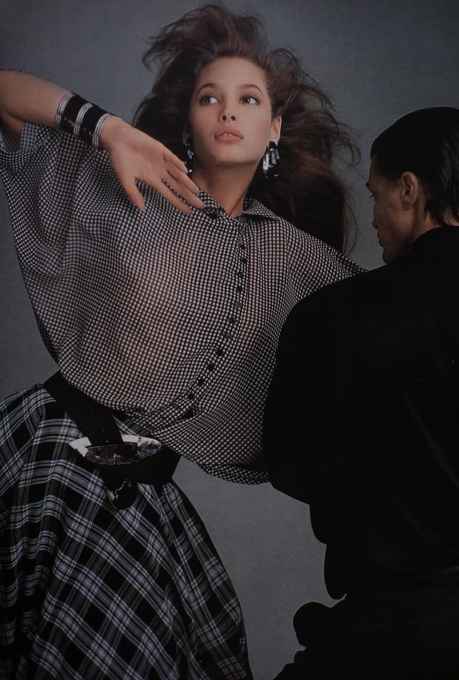 Christy Turlington by Richard Avedon - Versace 1987