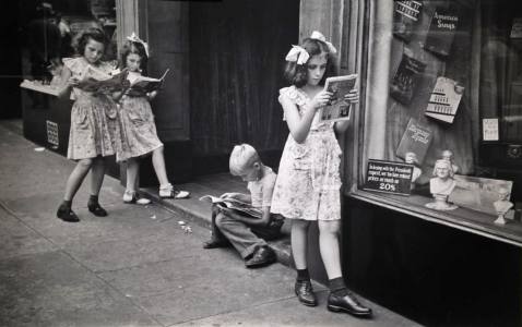 Читатели комиксов, New York City, 1947