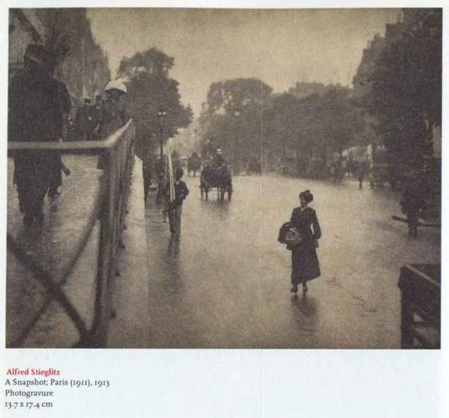 Alfred Slicglitz A Snapshot; Paris (1911). 191) Photogravure 13.7x17.4 cm